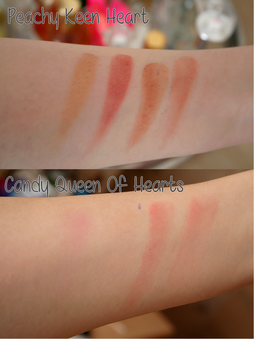 I Heart Makeup Blush Hearts Swatches